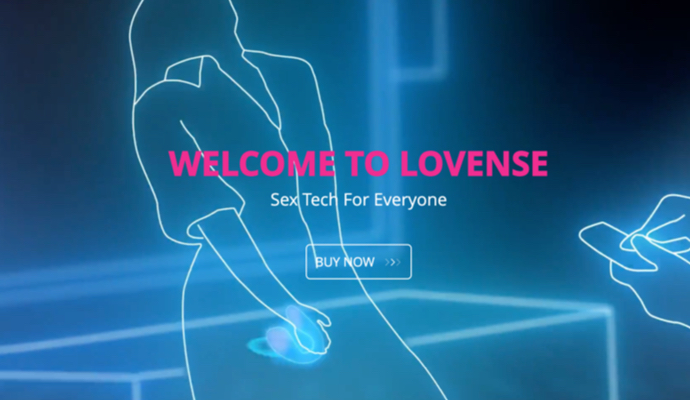 Lovense.com website advertisement